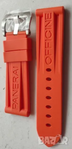 Силиконова кайшка ПАНЕРАЙ PANERAI 24мм, снимка 3 - Каишки за часовници - 49314568