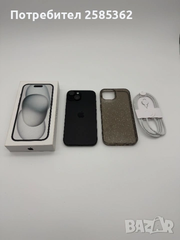 iPhone 15 128 Gb Black / Перфектен технически