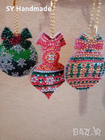 Диамантени фигури за украса-6бр, снимка 6 - Статуетки - 47949036