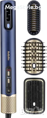 Сешоар и преса за изправянеBaByliss Air Wand,всичко в едно,за мокра или суха коса, против накъдряне, снимка 2 - Сешоари - 55823273