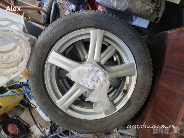 Джанти с гуми Michelin  17 цола смъкнати от Пежо. 7J  x  17   H2     , снимка 14 - Гуми и джанти - 56074523