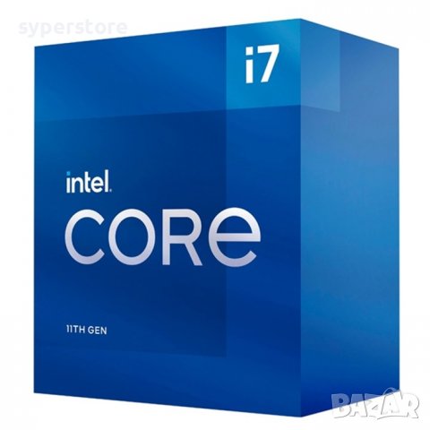 Процесор за компютър, CPU Intel Core i7-11700F, 8C, 16T, 2.5, 16M, s1200, Box, SS300227