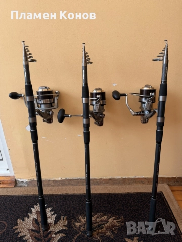 Комплект въдици TeleCarp ForMax c
макари Tika Scepter, снимка 2 - Въдици - 55725789