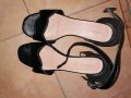 Продам черни дамски сандали , снимка 1 - Сандали - 36930908