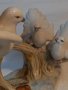 Порцеланова фигурка гълъби 20/2, снимка 2