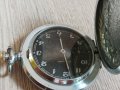 Джобен часовник Молния с гилоширан тъмно кафяв циферблат , снимка 4