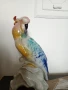 Стара порцеланова фигура стар български порцелан фигурка статуетка папагал, снимка 1