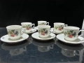 Стар немски порцелан чаши за чай кафе , снимка 1