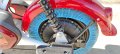 Електрически скутер бордо цвят 350 вата безчетков мотор, снимка 8