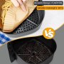 50 бр. Незалепващи хартиени подложки за Air Fryer, снимка 2