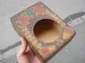 СТАРА ДЪРВЕНА КУТИЯ ЗА ЧАСОВНИК, снимка 1