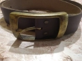Нов Мъжки Колан Изцяло от Естествена Кожа 115см., снимка 4