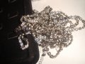 СТАР БИЖУТЕРИЕН СРЕБРИСТ НАНИЗ МАТЕРИАЛ за ХЕНД-МЕЙД РЕТРО УКРАШЕНИЕ за РЕСТАВРАЦИЯ 8589, снимка 9