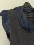 Сива блуза Trussardi Jeans с копринена яка (Размер L) – Оригинал, снимка 2