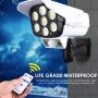 Фалшива охранителна камера, LED прожектор със соларен панел., снимка 1 - Соларни лампи - 30809728