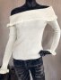 Мека блуза с голи рамене КОД 3, снимка 3