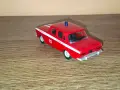 Руски модел Москвич 408 Пожарна охрана 01 1:43 Сделано в СССР USSR, снимка 4