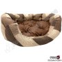 Уютно и Стилно Легло - за Куче/Коте - S, M, L размер - Кафява разцветка - PetsWin