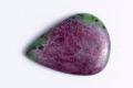 Рубин в цоизит 50.6ct капка кабошон, снимка 1 - Други - 44805962