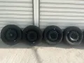 Железни джанти + много добри летни гуми за Volkswagen 5х112 - R15, снимка 1