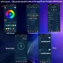 Пакет от 2 LED подови лампи RGB Цилиндрична 104см. дистанционно управление,блутут, wifi, снимка 7