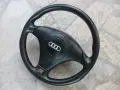  Волан трилъчев, кожен - оригинален Audi A4,A6,A8,TT - S Line !, снимка 3