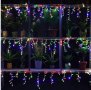 10бр Промо Шарени Висящи Коледни Лампи 3 х 60см Украса +1бр Подарък