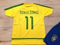 Детски екип на Роналдиньо #Бразилия #ретро модел!, снимка 3