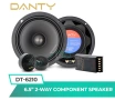 Авто тонколони DANTY комплект DT-6210 - 16 см, снимка 3