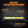 LED ЛЕД БАР/LED BAR Slim – 34см – NA456, снимка 4