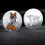 Shiba Inu The boss coin / Шиба Ину монета ( SHIB ) - Silver, снимка 2