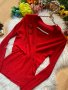 Червена рипсена блуза, снимка 2