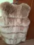 Бежов елек от естествен косъм, снимка 3