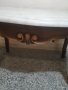 Масички - бароков стил   мраморен плот ретро стил дървен плот., снимка 6