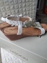 Елегантни бели сандали с камъни - Tendenz Comfort, снимка 5