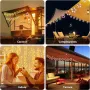 Orihome® 15 м, 85 LED гирлянди, соларни и USB, дистанционно управление, снимка 7