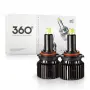 LED крушки 9006 100W 12V комплект 2 броя, снимка 1