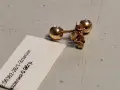 Златни обеци 0,96гр, снимка 3