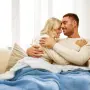 BEDSURE поларено одеяло , дебело одеяло за диван – Светлосин 150 x 200 cm, снимка 4