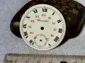 CHRONOMETRE ПОРЦЕЛАНОВ РИМСКИ ЦИФЕРБЛАТ РЯДЪК от СТАР ШВЕЙЦАРСКИ ДЖОБЕН ЧАСОВНИК ХРОНОГРАФ 49687, снимка 10