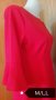 Еластична релефна нова рокля, в червено👗🍀M/L,L👗🍀арт.858, снимка 5