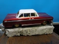 Стара китайска ламаринена играчка автомобил седан., снимка 4