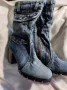 Дънкови ботушки 39номер, снимка 1