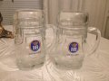 Нови. Баварски халби с тиранти Lederhose 0,5 л. Халба., снимка 1
