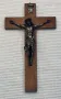 Дървен кръст с бронзова фигура Разпятие Христово , снимка 10