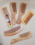 Дървени гребени за коса , снимка 1 - Продукти за коса - 42366999