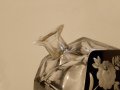  Арт Деко -1920г"Кристални бутилки за парфюми с  декорация цветя - арт деко"  , снимка 13