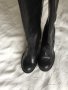 Нови маркови дамски ботуши Cable, 40 номер, естествена кожа, черни без цип, с ток, чисто нови, снимка 4