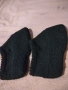 Ръчно плетени черни дамски терлици 40-41 номер , снимка 2
