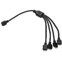Кабел, преходник EK-RGB 4-Way Splitter Cable, черен SS30274, снимка 1 - Други - 40103145